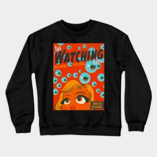 The Watching Eyes | Vintage Fictional Horror Art Crewneck Sweatshirt